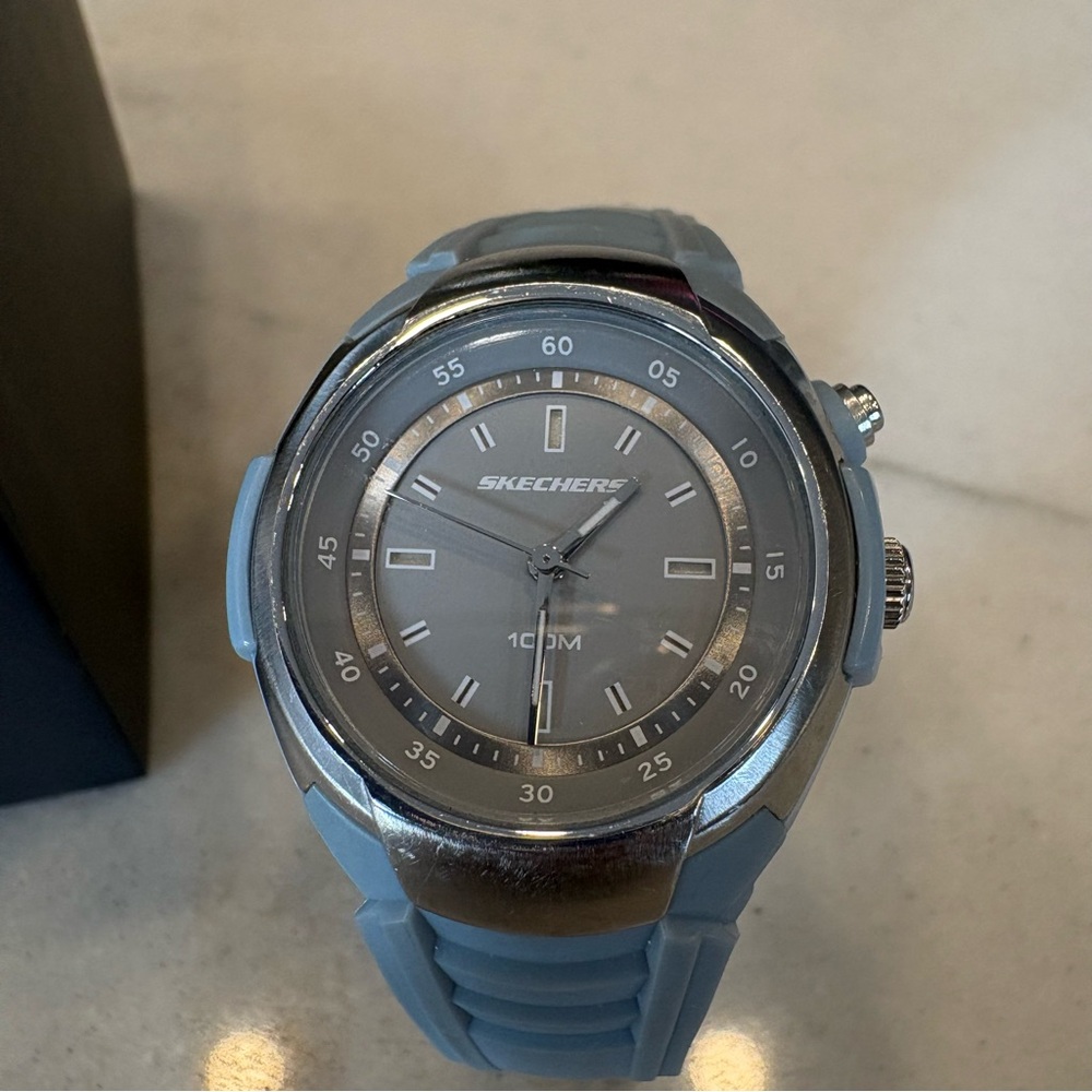 Skechers Silver and Gray Women's Watch